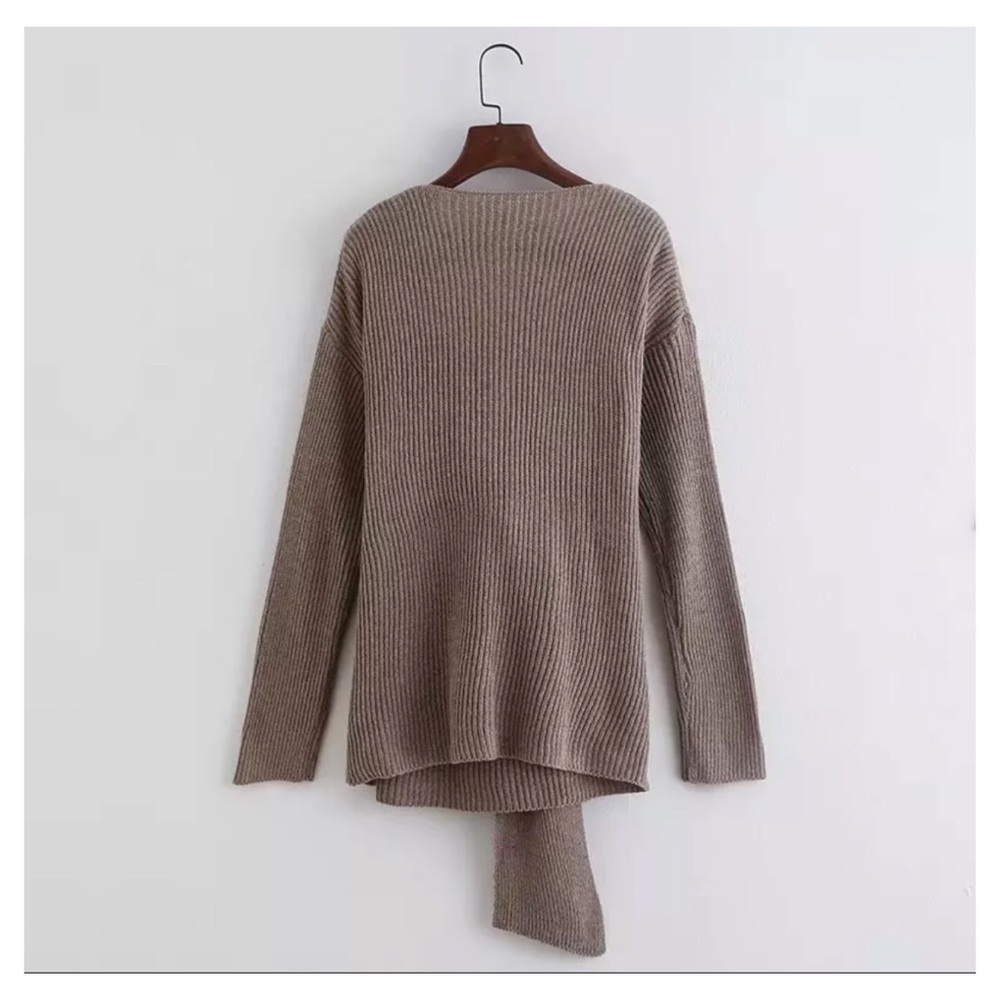 LAST ONE ‼️NWT The Peyton Front Tie Knit Cardigan - Picture 2 of 4